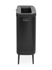 Brabantia Matt Black Bo Laundry Bin Hi with Plastic Lid - Image 6 of 6