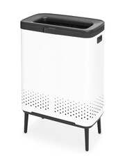 Brabantia White Bo Laundry Bin Hi with Plastic Lid - Image 3 of 6