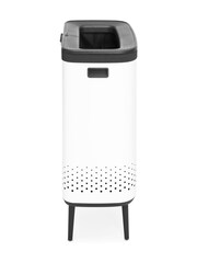 Brabantia White Bo Laundry Bin Hi with Plastic Lid - Image 4 of 6