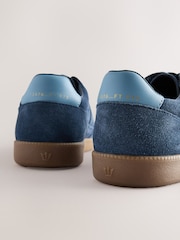 Navy Suede Smart Casual Trainers - Image 7 of 7