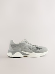 Gris - Zapatillas con suela gruesa - Imagen 1 de 6