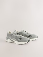 Gris - Zapatillas con suela gruesa - Imagen 2 de 6