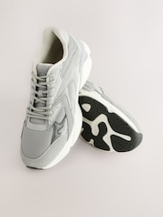 Gris - Zapatillas con suela gruesa - Imagen 3 de 6