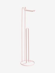 Pink Wire Toilet Roll Holder - Image 1 of 1