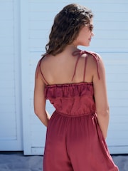 Pink Bandeau Harem Leg Jumpsuit - Image 5 of 10