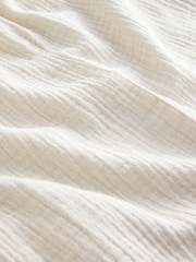Ecru 100% Cotton Double Cloth Playsuit - Image 6 of 7