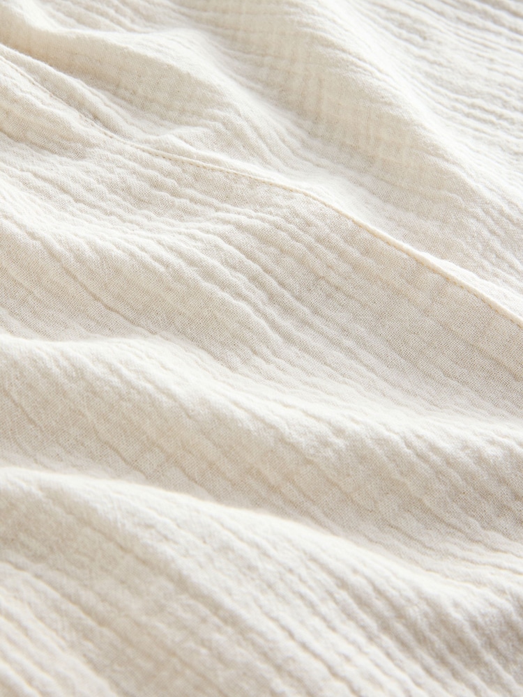 écru - Combi-short en tissu double - Image 6 of 7