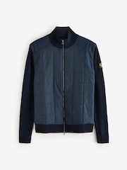 Belstaff Blue Kelbrook Zip Cardigan - Image 7 of 10