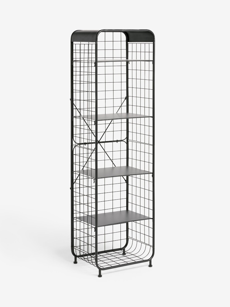 Black Wire Storage 4 Tier Tall Caddy - Image 2 of 3