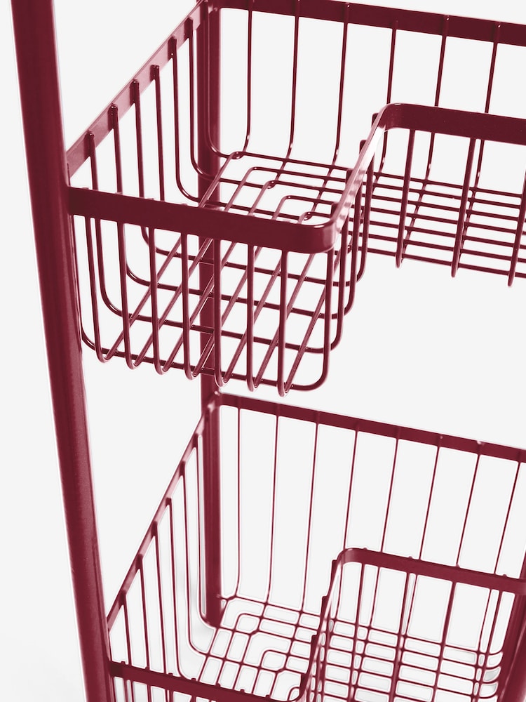 Berry Red Bronx Corner Caddy - Image 5 of 5