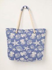 FatFace MCS Blue Sealife Printed Bag - Image 3 of 4