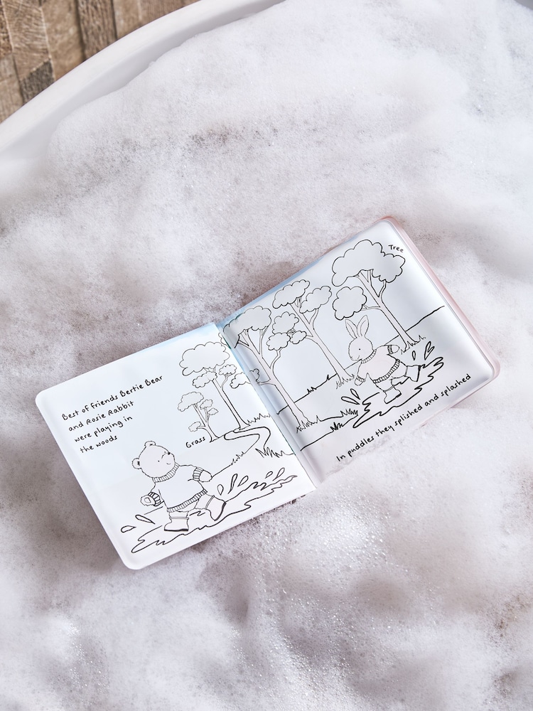 Multi Bertie Bear and Rosie Rabbit Colour Changing Bath Book - Image 1 of 8