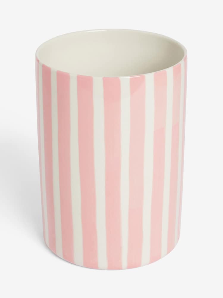 Pink Stripe Print Bin - Image 4 of 4
