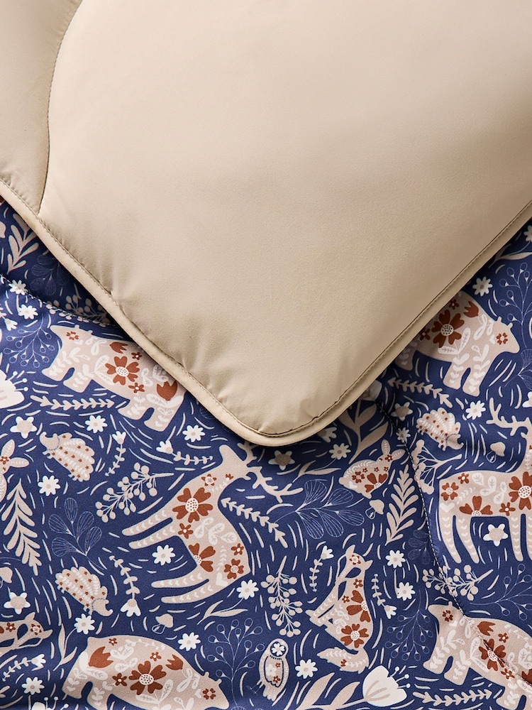 Night Lark Woodland Creatures 10.5 Tog Coverless Duvet Set - Image 2 of 6 Night Lark Woodland Creatures 10.5 Tog Coverless Duvet Set - Image 2 of 6