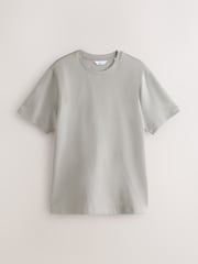 Black/Light Grey/Neutral Stone - 100% Cotton Co-ord T-Shirts And Shorts Set 3 Pack - Bild 10 von 13