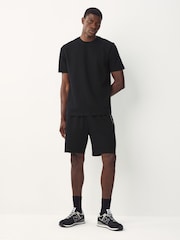 Black/Light Grey/Neutral Stone - 100% Cotton Co-ord T-Shirts And Shorts Set 3 Pack - Bild 2 von 13