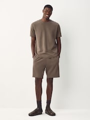 Black/Light Grey/Neutral Stone - 100% Cotton Co-ord T-Shirts And Shorts Set 3 Pack - Bild 3 von 13
