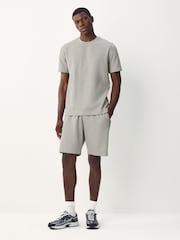Black/Light Grey/Neutral Stone - 100% Cotton Co-ord T-Shirts And Shorts Set 3 Pack - Bild 5 von 13