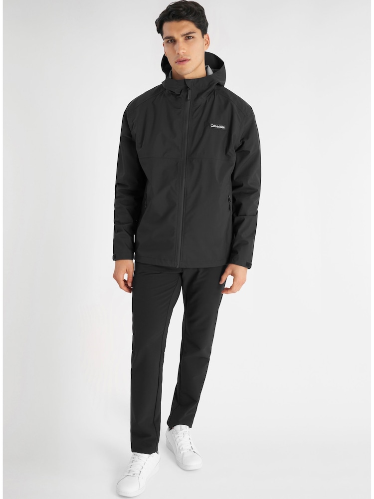 Calvin Klein Golf Feather Dry 15K Hooded Waterproof Jacket - Image 2 of 9
