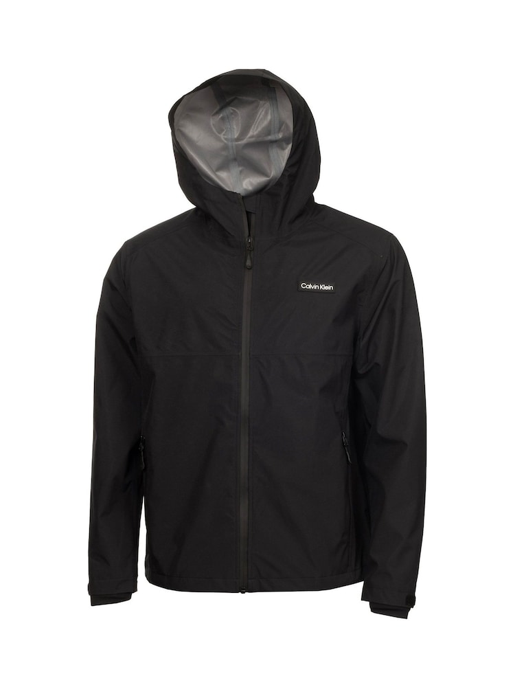 Calvin Klein Golf Feather Dry 15K Hooded Waterproof Jacket - Image 5 of 9