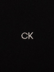Calvin Klein Golf Cashmere Quarter Zip Black Sweater - Image 8 of 8