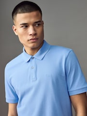 BOSS Blue Dark Pallas Regular Fit Polo Shirt - Image 3 of 4