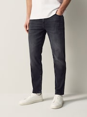 BOSS Black Tapered Fit Comfort Stretch Denim Jeans - Image 1 of 6