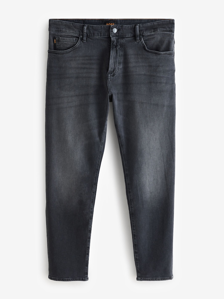 BOSS Black Tapered Fit Comfort Stretch Denim Jeans - Image 6 of 6