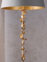 Laura Ashley Gold Leaf Halton Floor Lamp - Image 3 of 8