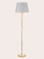 Laura Ashley Gold Leaf Halton Floor Lamp - Image 4 of 8