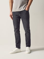 HUGO Grey Extra Slim Fit Stretch Denim Jeans - Image 1 of 6