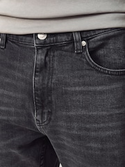 HUGO Grey Extra Slim Fit Stretch Denim Jeans - Image 3 of 6