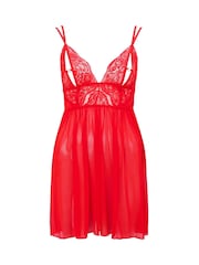 Ann Summers Red Diamond Heart Chemise Slip - Image 5 of 5