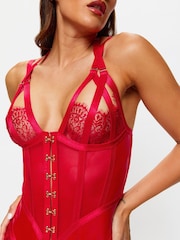 Rojo - Ann Summers Exuberant Lace and Mesh Bodysuit - Imagen 3 de 5