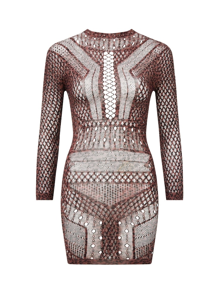 Ann Summers Brown Jewelled Janelle Dress - Image 5 of 5