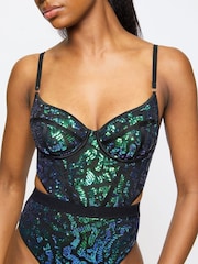 Ann Summers Green Shimar Hold Me Tight Planet Lace Body - Image 3 of 4