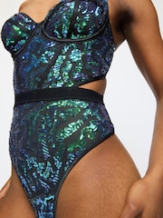 Ann Summers Green Shimar Hold Me Tight Planet Lace Body - Image 4 of 4