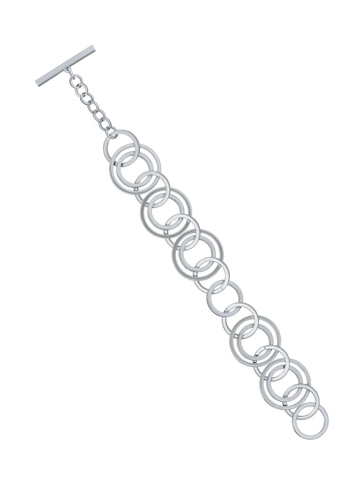 Zilverkleurig - Ted Baker HULIE: Multi Hoop Adjustable Bracelet - Image 3 of 5