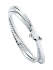 Ted Baker Silver Tone HUULIA: Multi Hoop Bangle Bracelet - Image 2 of 5