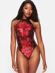 Ann Summers Red Glass Heart Sequin Bodysuit - Image 1 of 5