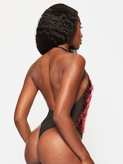 Ann Summers Red Glass Heart Sequin Bodysuit - Image 2 of 5