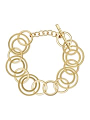 Ted Baker Gold Tone HULIE: Multi Hoop Adjustable Bracelet - Image 2 of 5