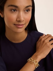 Ted Baker Gold Tone HULIE: Multi Hoop Adjustable Bracelet - Image 5 of 5