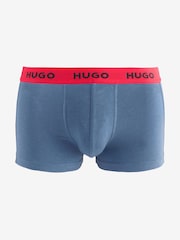 HUGO Logo Waistband Cotton Boxers 3 Pack - Изображение 3 из 4