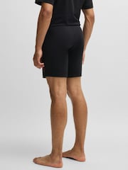 HUGO Black Frame Logo Relaxed Fit Shorts - Image 2 of 8