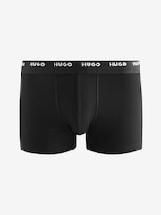 HUGO Natural Logo Waistband Cotton Boxers 5 Pack - Image 5 of 6