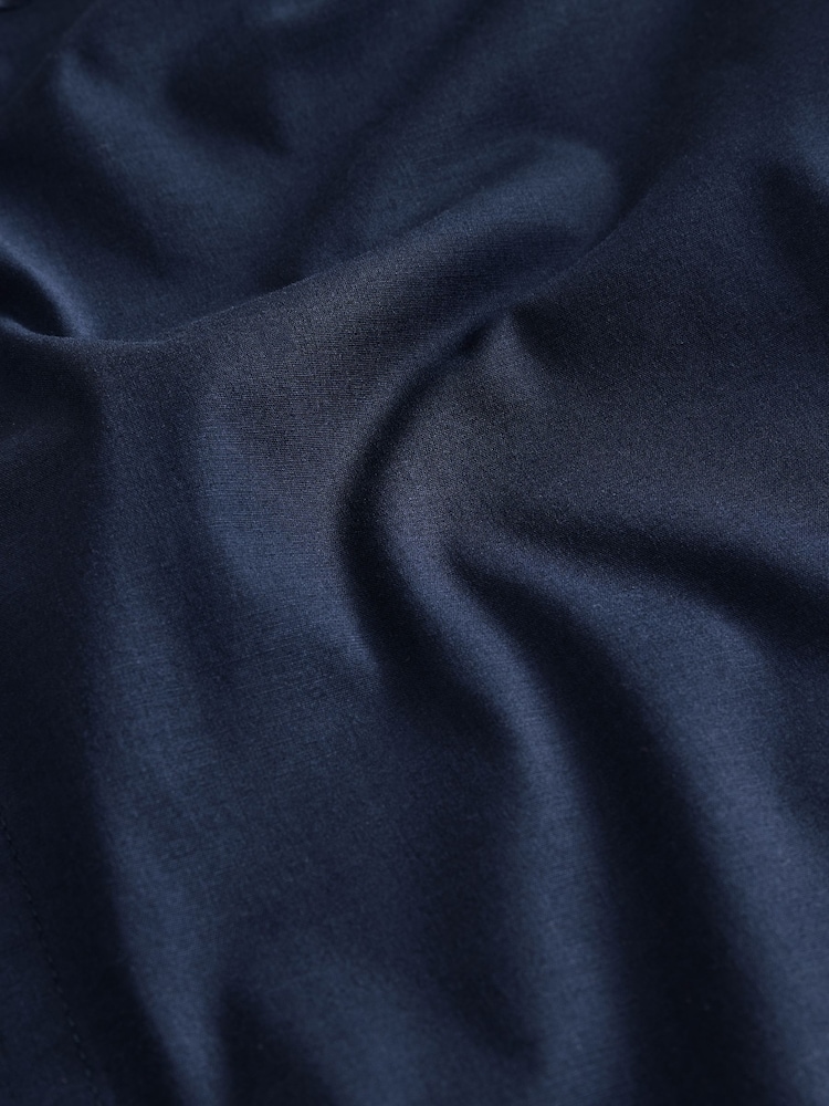 BOSS Blue Logo Embroidered Stretch Poplin Pyjamas - Image 5 of 5