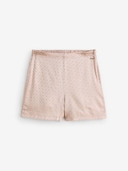 BOSS Natural Monogram Woven Soft Short Pyjamas Set - Image 8 of 8