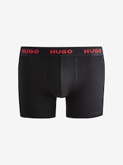 HUGO Logo Waistband Cotton Boxers 3 Pack - Bild 2 von 4