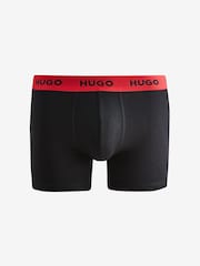 HUGO Logo Waistband Cotton Boxers 3 Pack - Bild 3 von 4